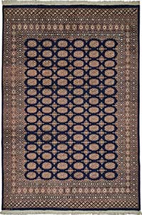 New Hand-Knotted Bokhara Rug