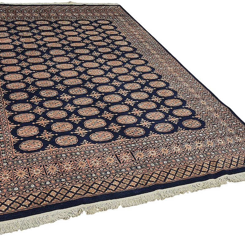 New Hand-Knotted Bokhara Rug - K0093514