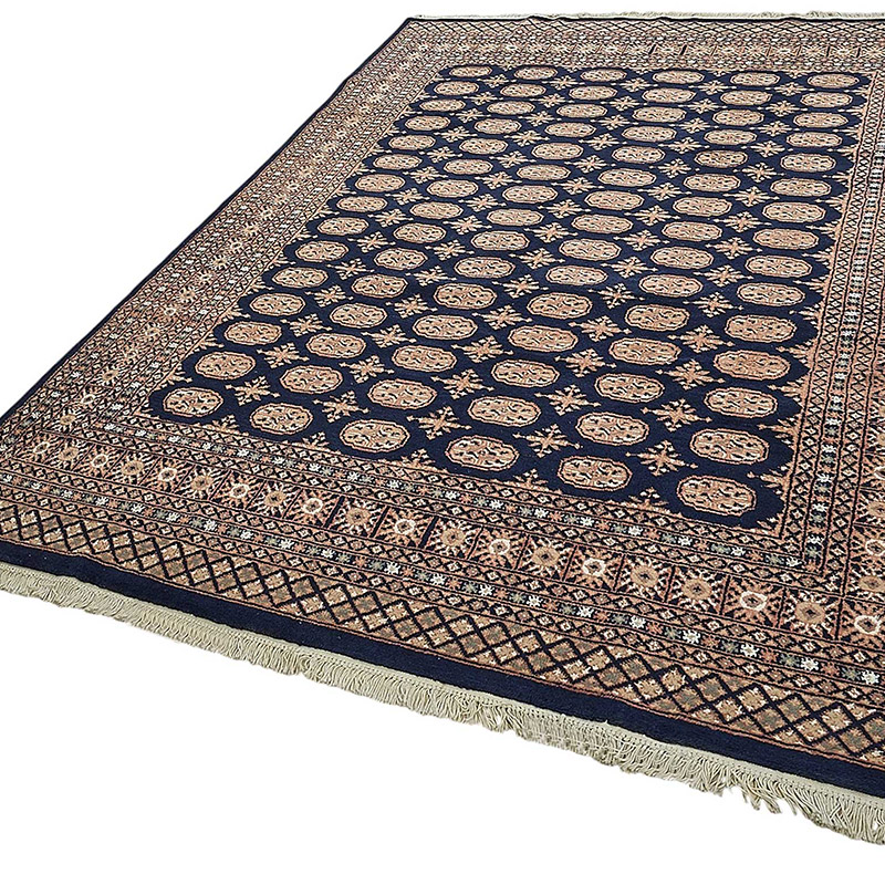 New Hand-Knotted Bokhara Rug - K0093514