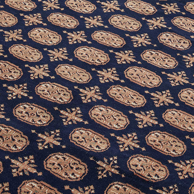 New Hand-Knotted Bokhara Rug - K0093514