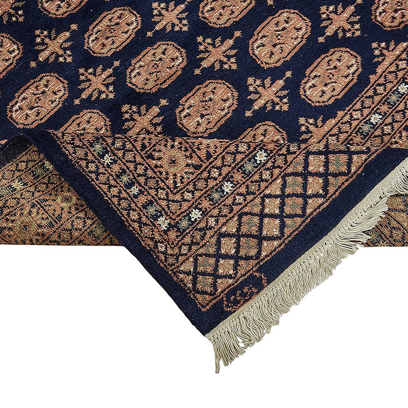 New Hand-Knotted Bokhara Rug - K0093514