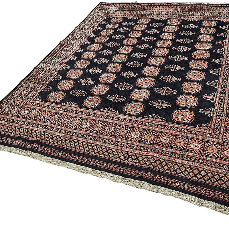 New Hand-Knotted Bokhara Rug - K0093516
