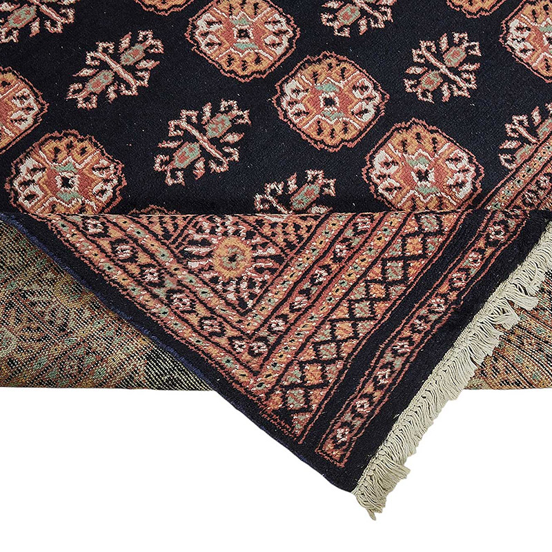 New Hand-Knotted Bokhara Rug - K0093516