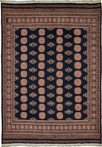 New Hand-Knotted Bokhara Rug