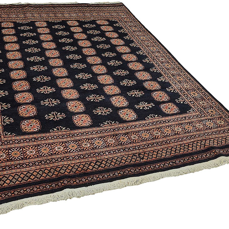 New Hand-Knotted Bokhara Rug - K0093518