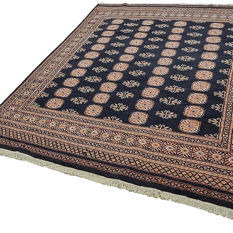 New Hand-Knotted Bokhara Rug - K0093518
