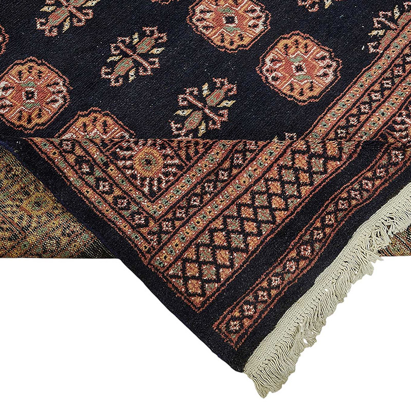 New Hand-Knotted Bokhara Rug - K0093518