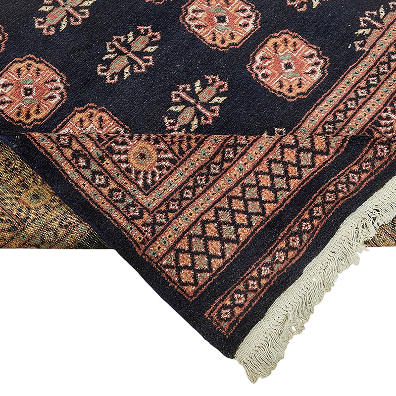 New Hand-Knotted Bokhara Rug - K0093518