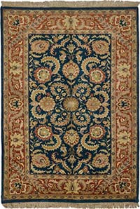 New Hand Knotted Oushak Inspired Rug