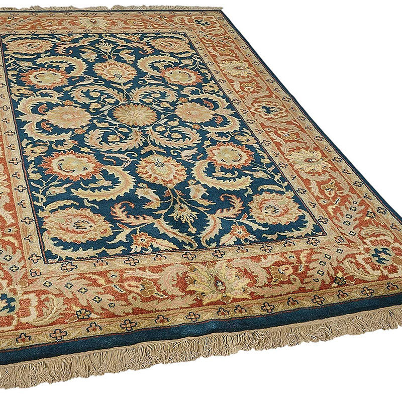 New Hand Knotted Oushak Inspired Rug - K0093519