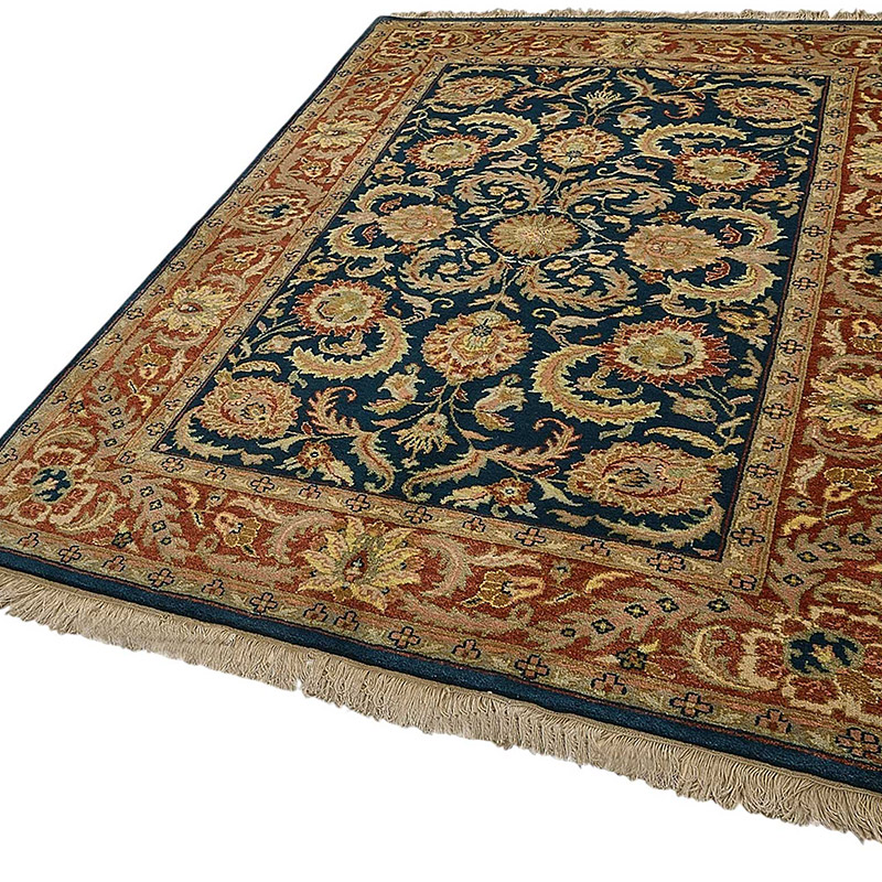 New Hand Knotted Oushak Inspired Rug - K0093519