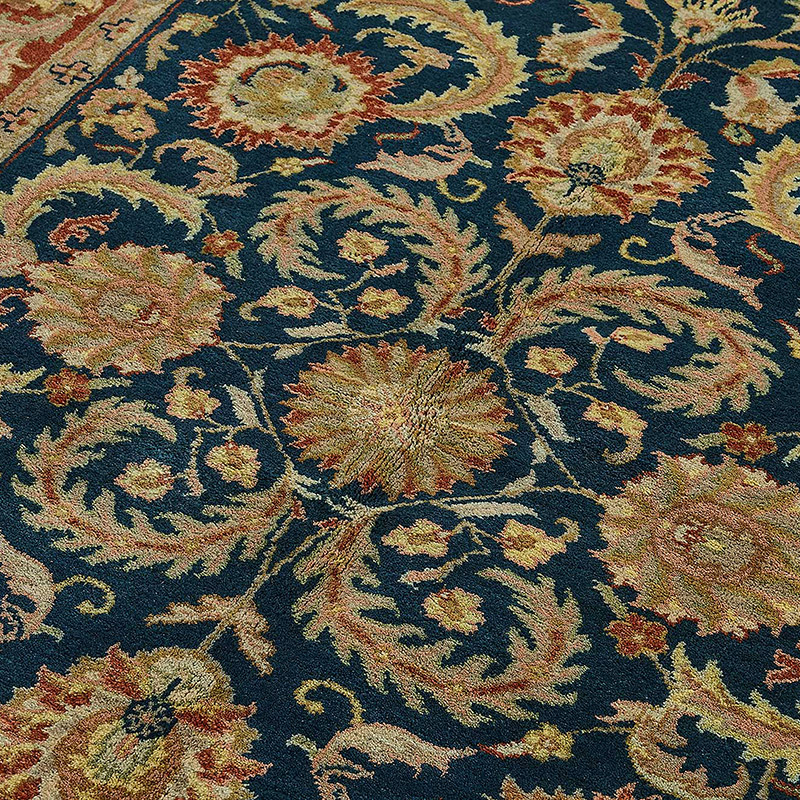New Hand Knotted Oushak Inspired Rug - K0093519