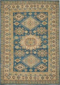 New Hand Knotted Oushak Inspired Rug