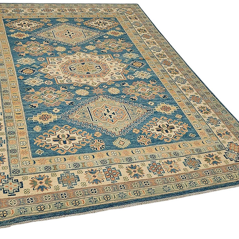 New Hand Knotted Oushak Inspired Rug - K0093525