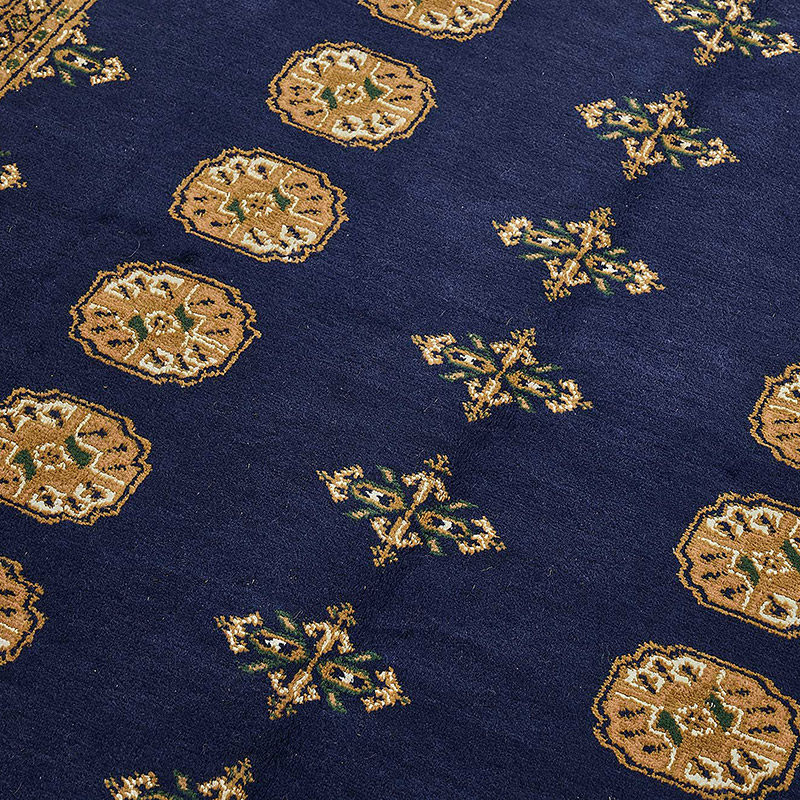 New Hand-Knotted Bokhara Rug - K0093529