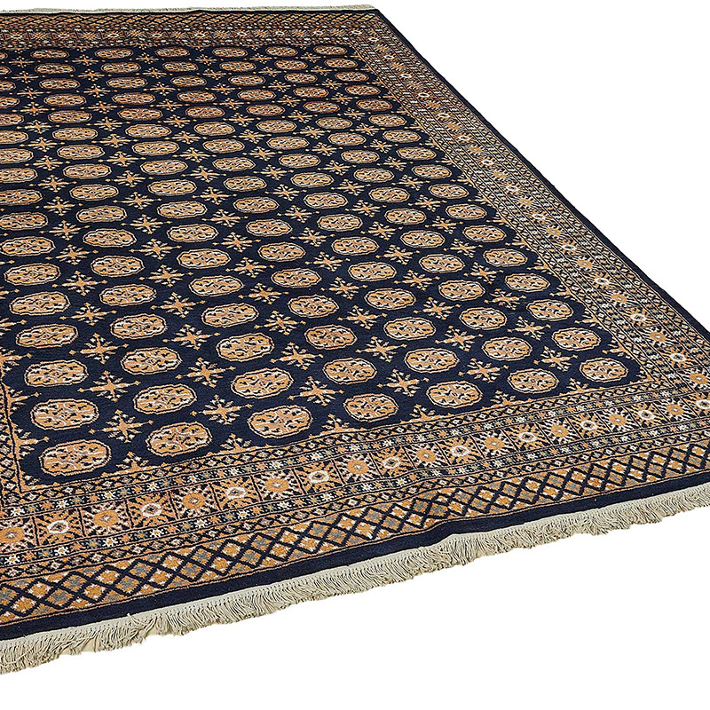 New Hand-Knotted Bokhara Rug - K0093539