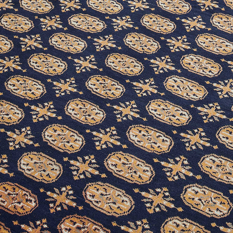 New Hand-Knotted Bokhara Rug - K0093539