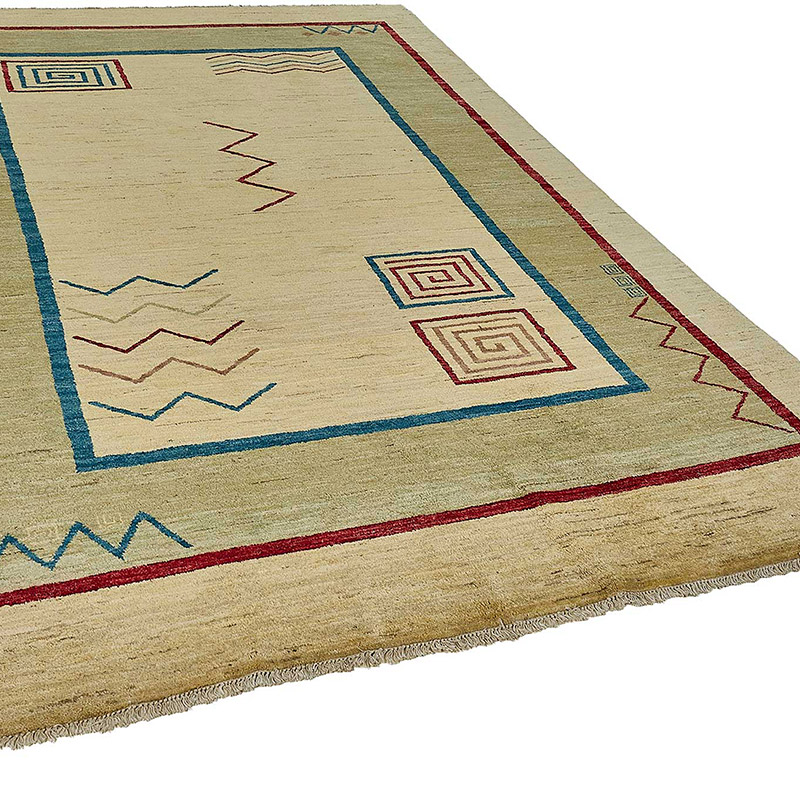 New Contemporary Hand-Knotted Rug - K0093540