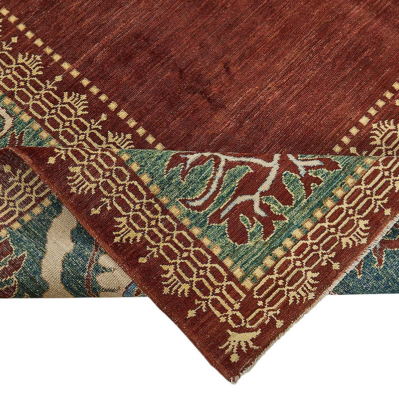 New Hand Knotted Oushak Inspired Rug - K0093542