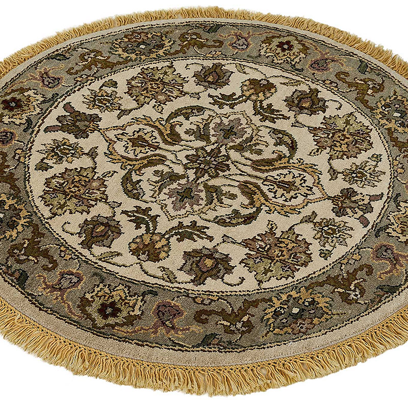 New Hand Knotted Oushak Inspired Rug - K0093556
