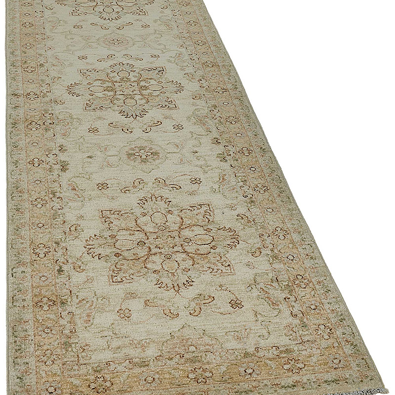New Hand Knotted Oushak Inspired Runner - K0093559