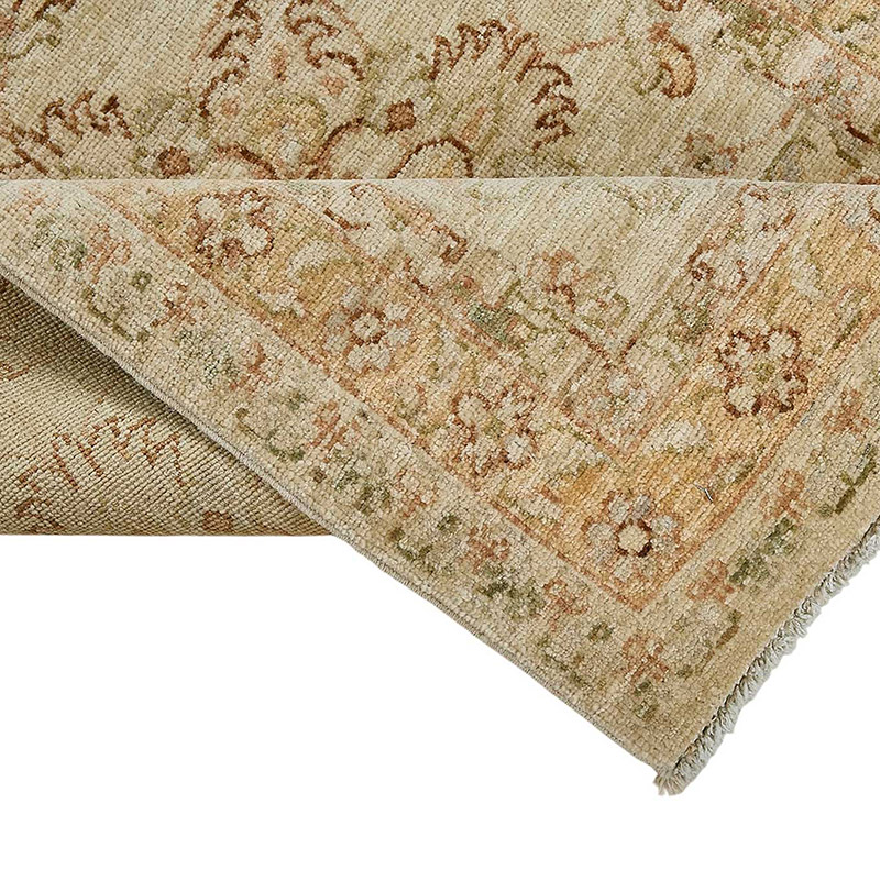 New Hand Knotted Oushak Inspired Runner - K0093559