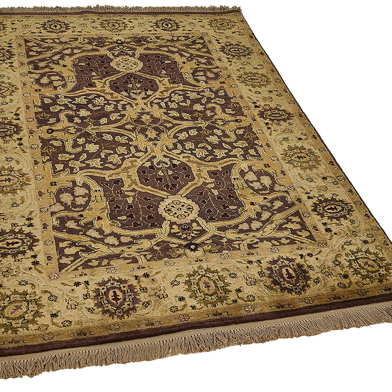 New Hand Knotted Oushak Inspired Rug - K0093564