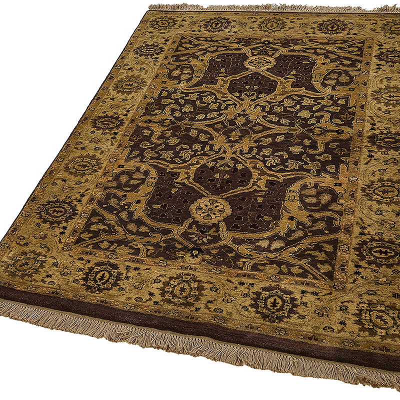 New Hand Knotted Oushak Inspired Rug - K0093564