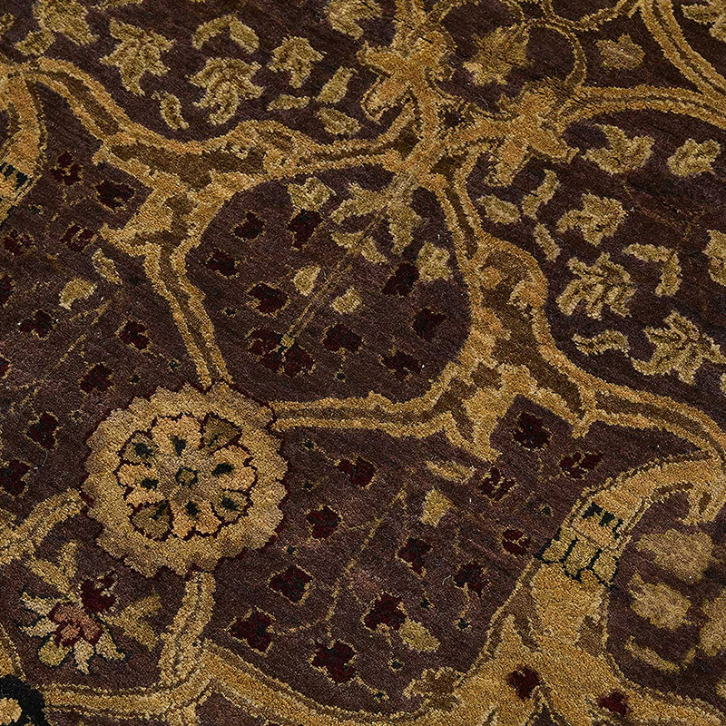 New Hand Knotted Oushak Inspired Rug - K0093564