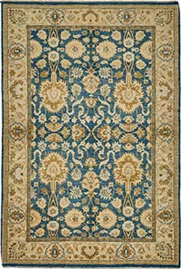 New Hand Knotted Oushak Inspired Rug