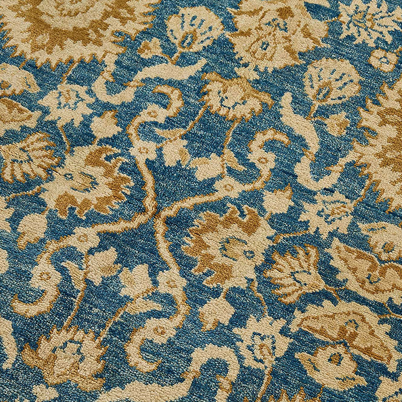 New Hand Knotted Oushak Inspired Rug - K0093568