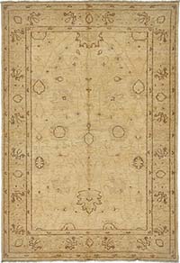 New Hand Knotted Oushak Inspired Rug