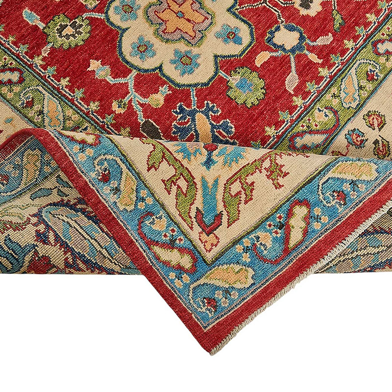 New Hand Knotted Oushak Inspired Rug - K0093582