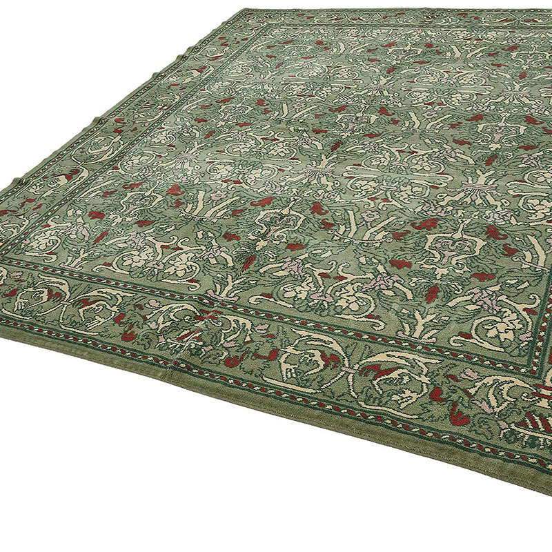 New Hand Knotted Oushak Inspired Rug - K0093584