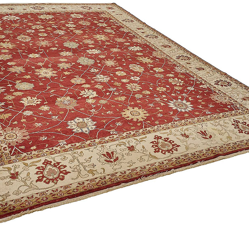 New Hand Knotted Oushak Inspired Rug - K0093587