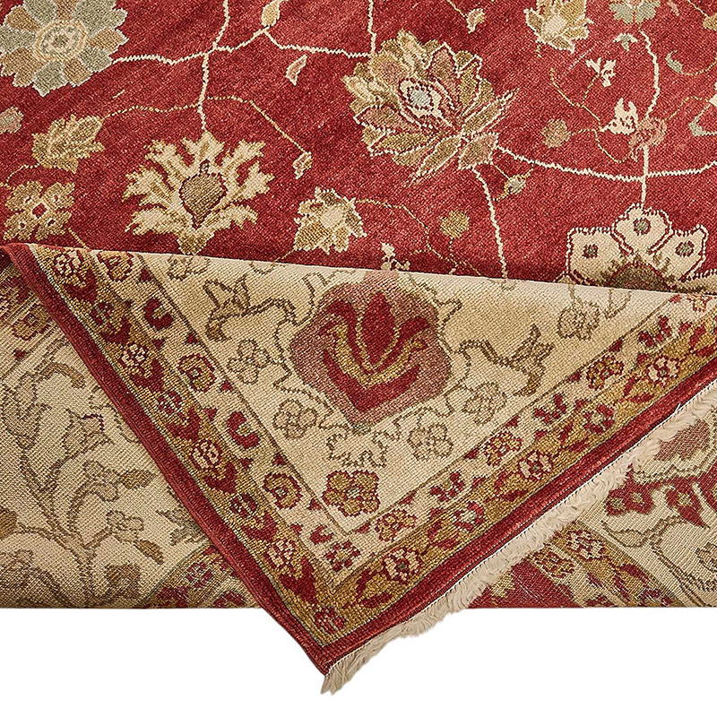 New Hand Knotted Oushak Inspired Rug - K0093587