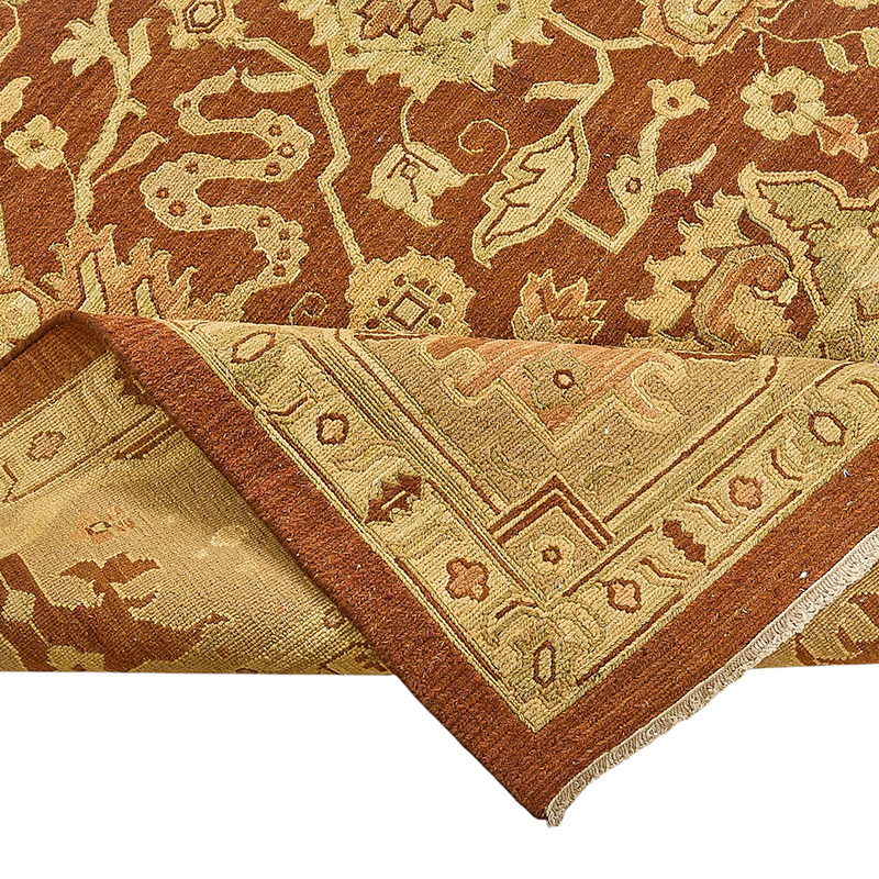 New Hand Knotted Oushak Inspired Rug - K0093606