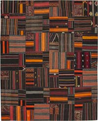 Alfombra Kilim de Retazos - 331 cm x 410 cm