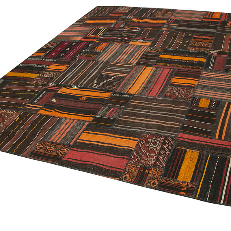 Patchwork Kilim Rug - 10' 10" x 13' 5" (130" x 161") - K0093619