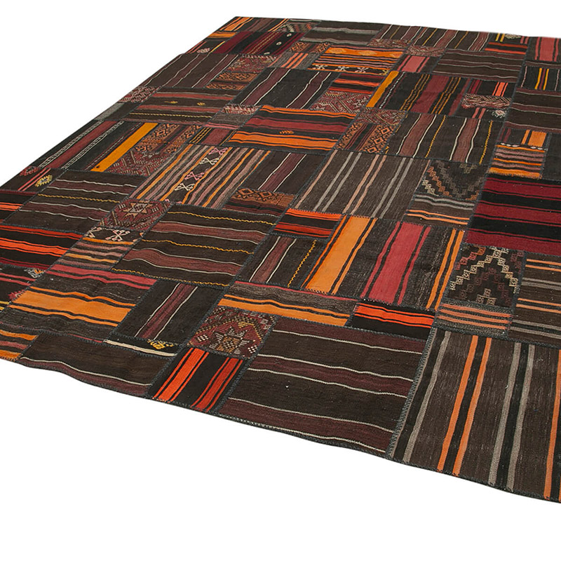 Alfombra Kilim de Retazos - 330 cm x 415 cm - K0093620