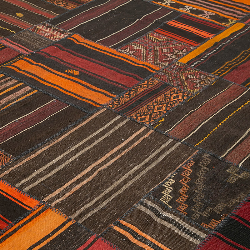 Alfombra Kilim de Retazos - 330 cm x 415 cm - K0093620