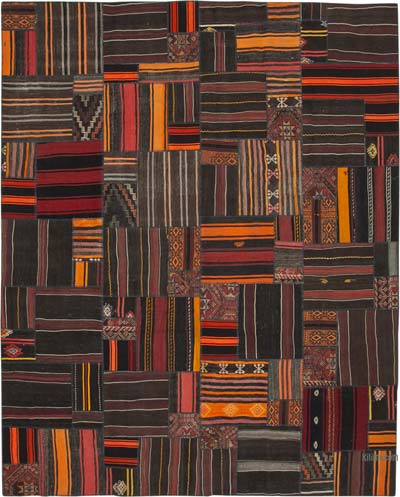 Alfombra Kilim de Retazos - 330 cm x 415 cm