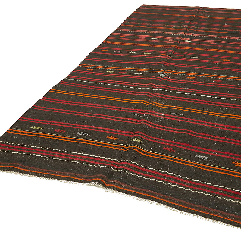 Vintage Anatolian Kilim Rug - 5' 6" x 11' 7" (66" x 139") - K0093622