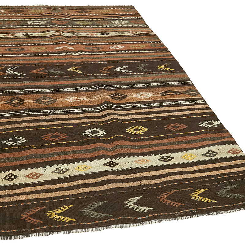 Vintage Anatolian Kilim Rug - 4' 6" x 8' 1" (54" x 97") - K0093623