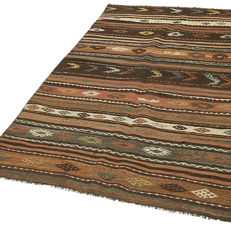 Vintage Anatolian Kilim Rug - 4' 6" x 8' 1" (54" x 97") - K0093623