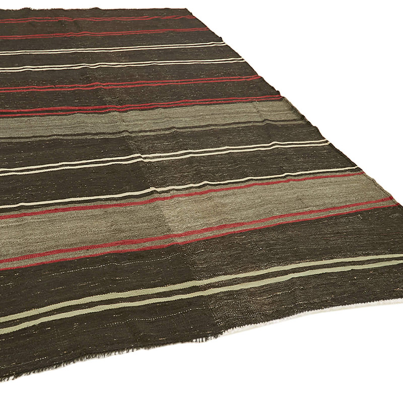 Vintage Anatolian Kilim Rug - 6' 3" x 11' 1" (75" x 133") - K0093624