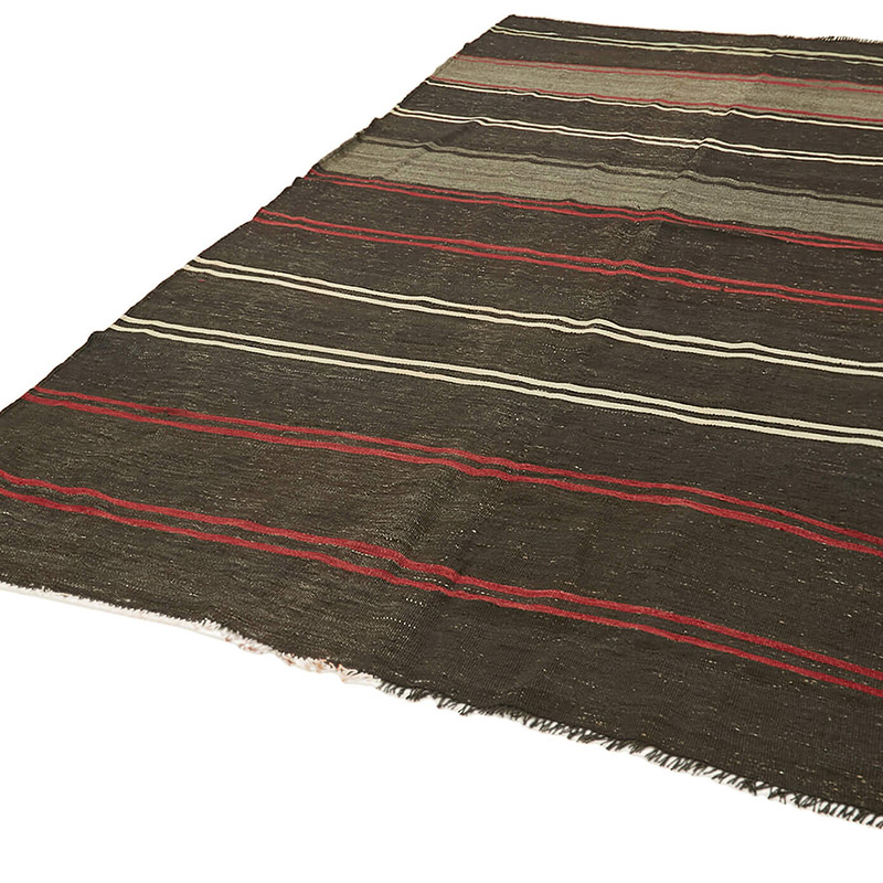 Vintage Anatolian Kilim Rug - 6' 3" x 11' 1" (75" x 133") - K0093624