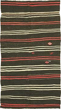 Vintage Anatolian Kilim Rug - 5' 7" x 10'  (67" x 120")