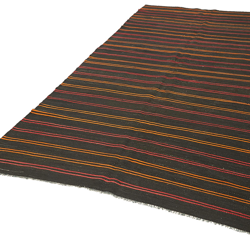Vintage Anatolian Kilim Rug - 5' 4" x 11' 10" (64" x 142") - K0093626
