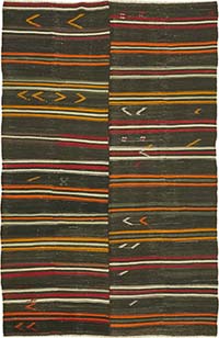 Vintage Anatolian Kilim Rug - 7' 9" x 11' 6" (93" x 138")